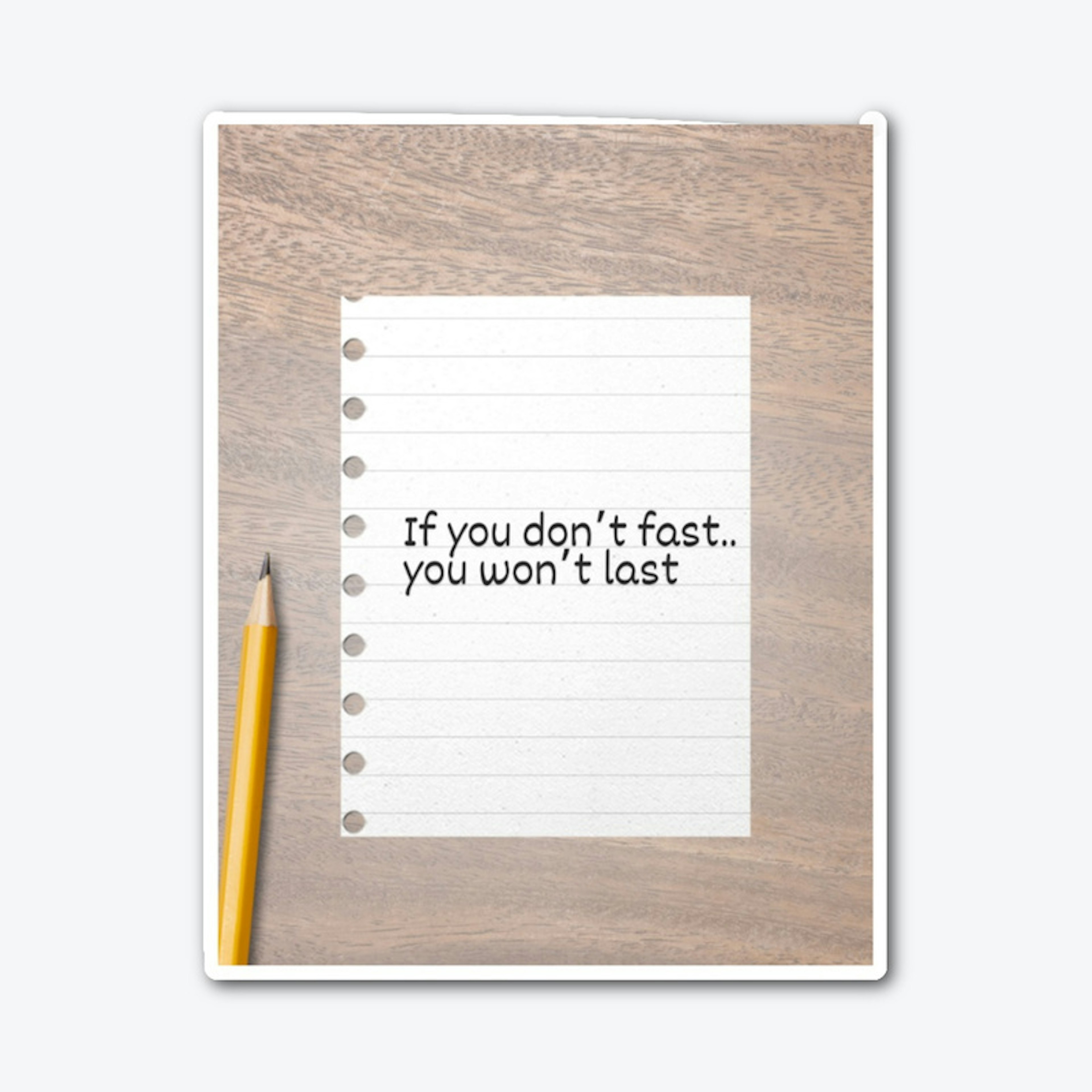 If You Don"t Fast You Won't Last